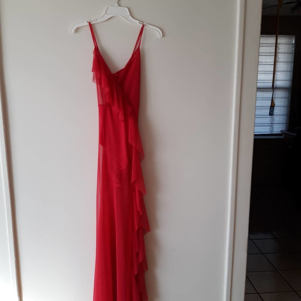 Hot Pink cover up/Dress Stretch Sheer
